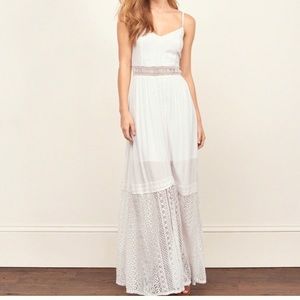White Lace Maxi Summer Dress